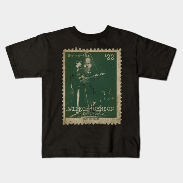 Wilko Johnson Kids T-Shirt by Chillashop Artstudio